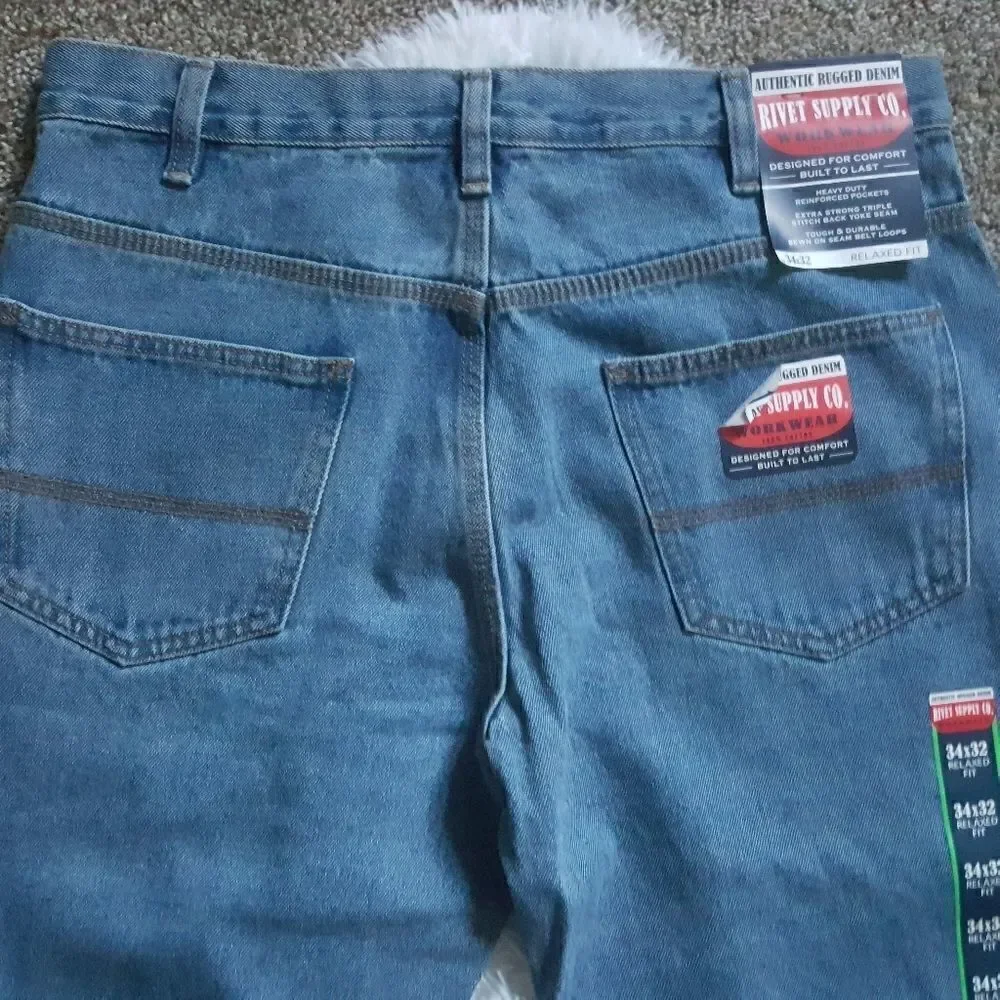 ‎Rivett Supply Co Workwear Relaxed fit jeans 34x32